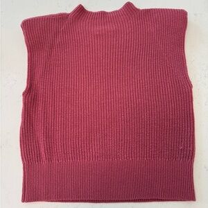 Aritzia mock neck sweater vest